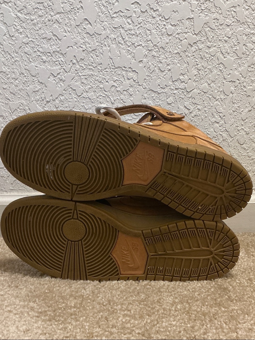 Nike SB Dunk High Brown and Tan Strap Sneakers - Picture 5 of 9